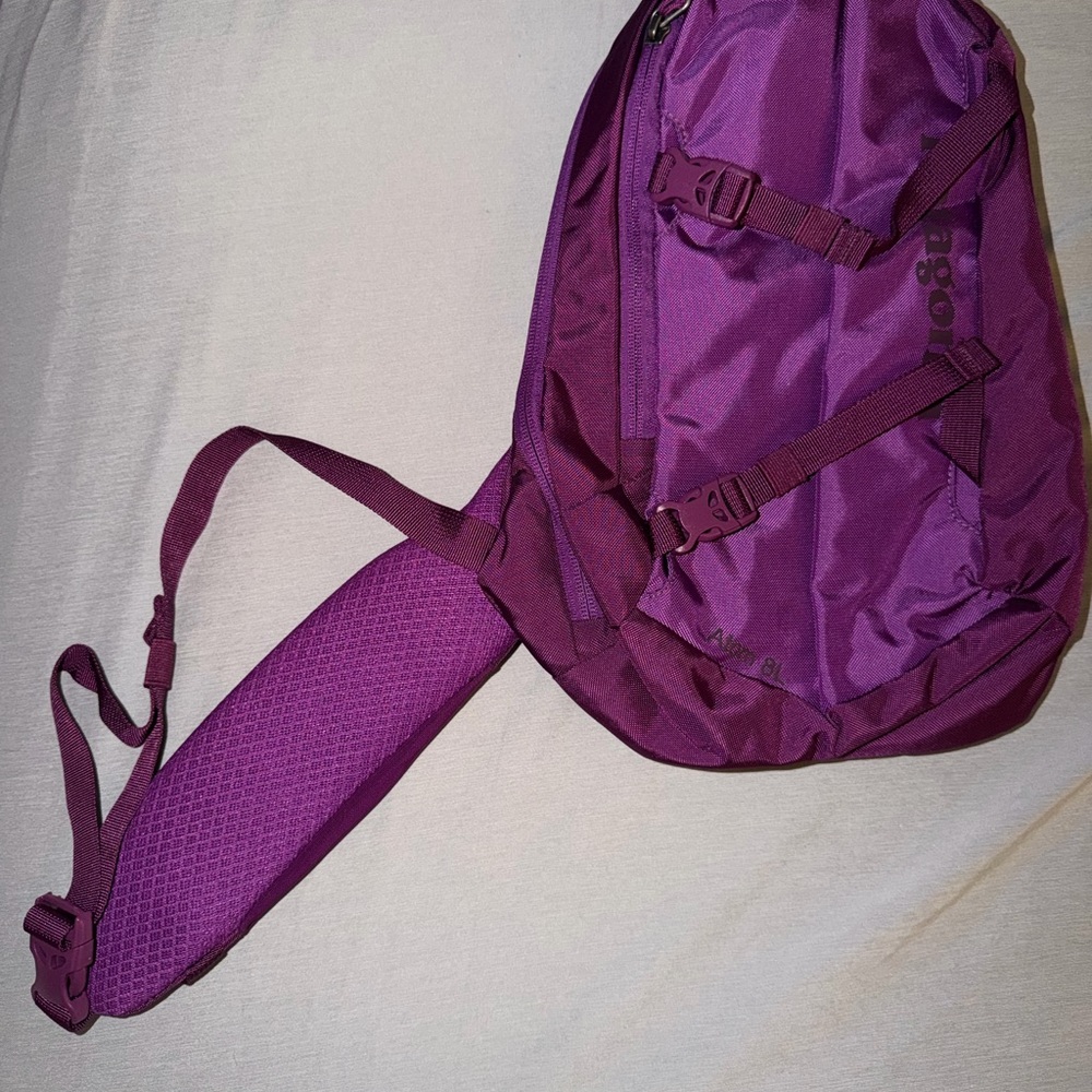 Patagonia Purple Sling Backpack Belt bag
